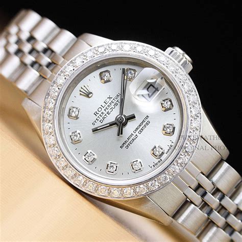 used rolex women's oyster perpetual datejust|rolex datejust 28 diamond bezel.